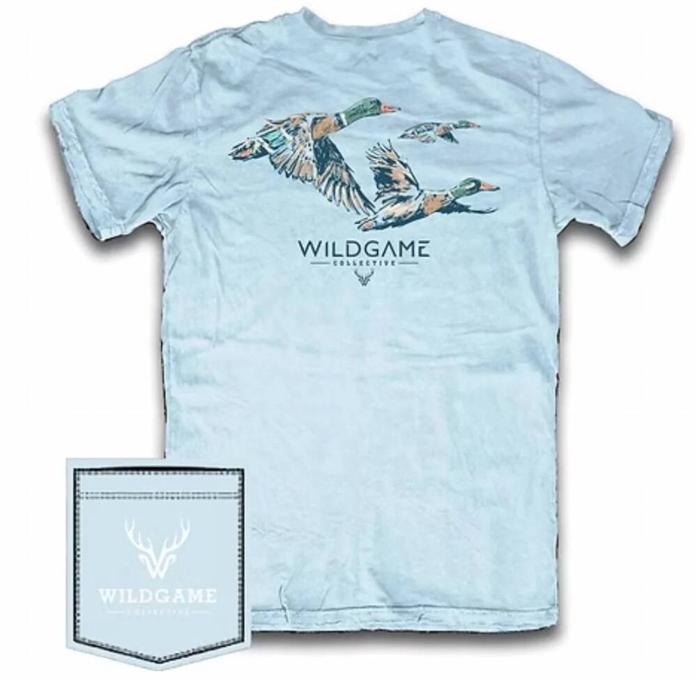 NEW FIELDSTONE unisex - wildgame mallards tee in blue